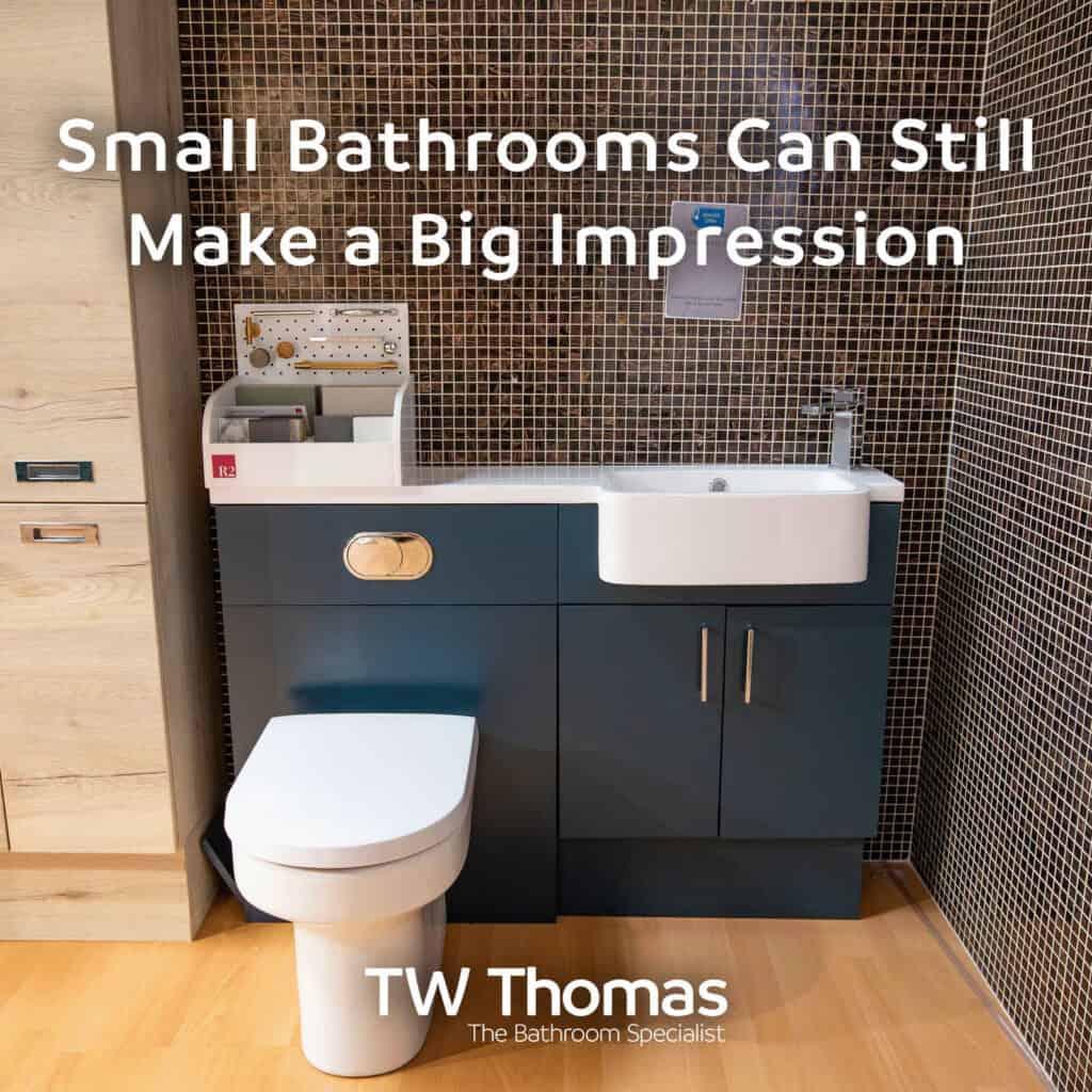 How fitted furniture transforms a small bathroom - TW Thomas, Swansea