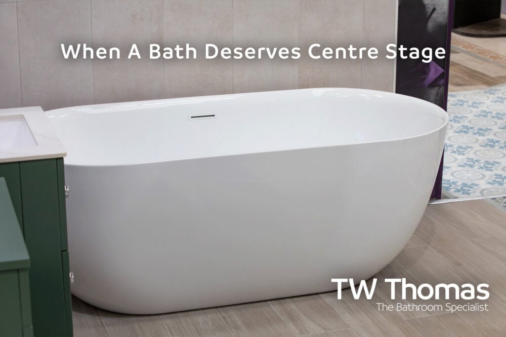 If you love a bath, do not tuck it into a corner - TW Thomas, Swansea