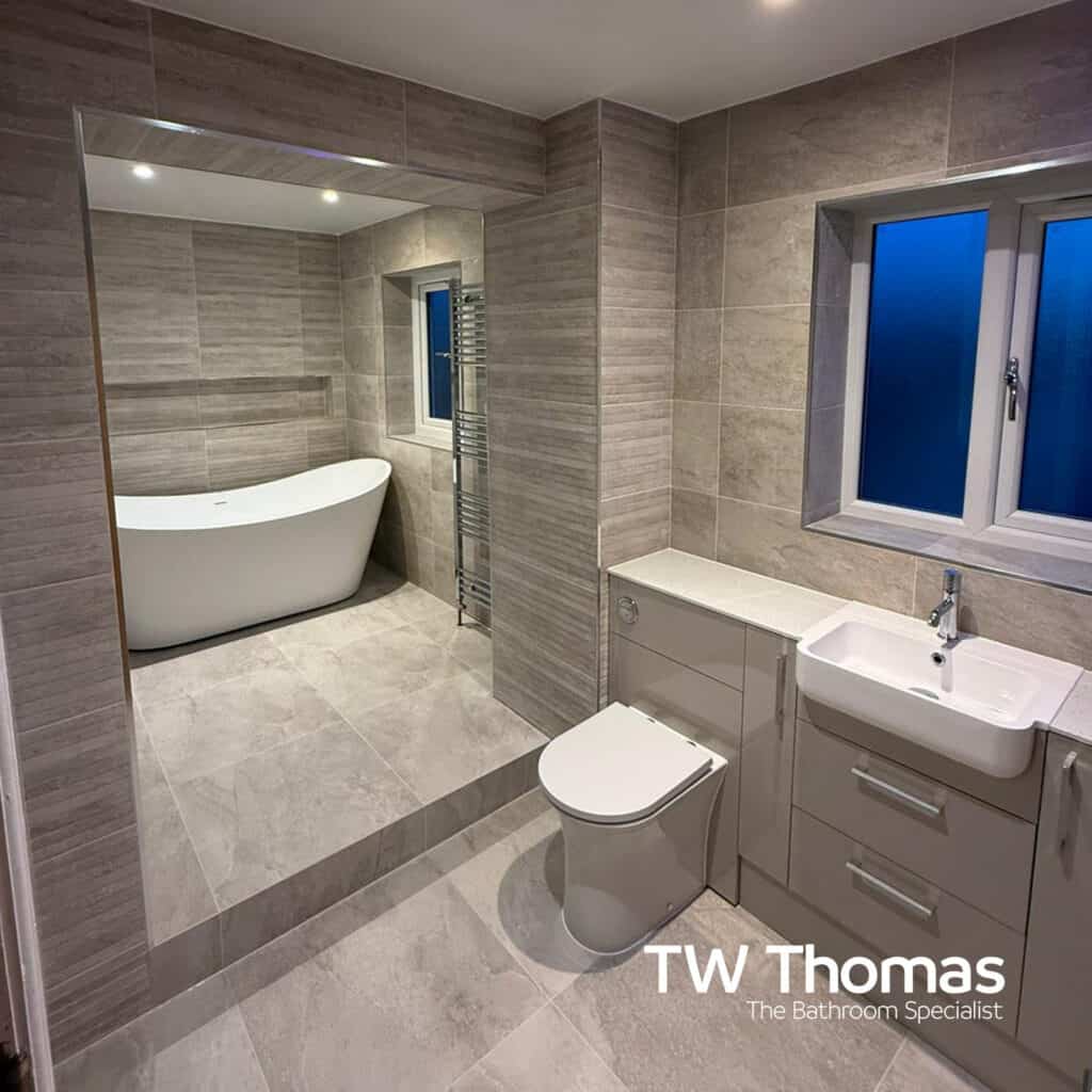 A bathroom fitted by Alex Pickin Plumbing & Heating - TW Thomas, Swansea