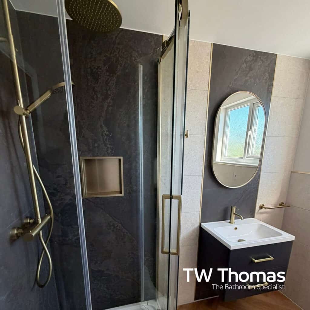 A bathroom fitted by Unique Bathrooms - TW Thomas, Swansea