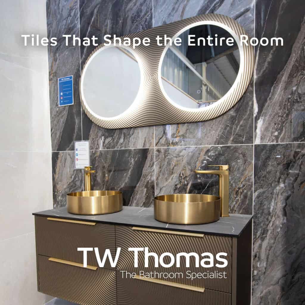 Tiles in 2026: texture over uniformity - TW Thomas, Swansea