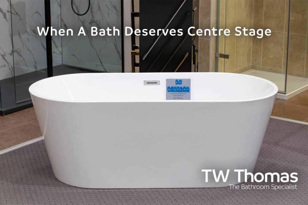 If you love a bath, do not tuck it into a corner - TW Thomas, Swansea