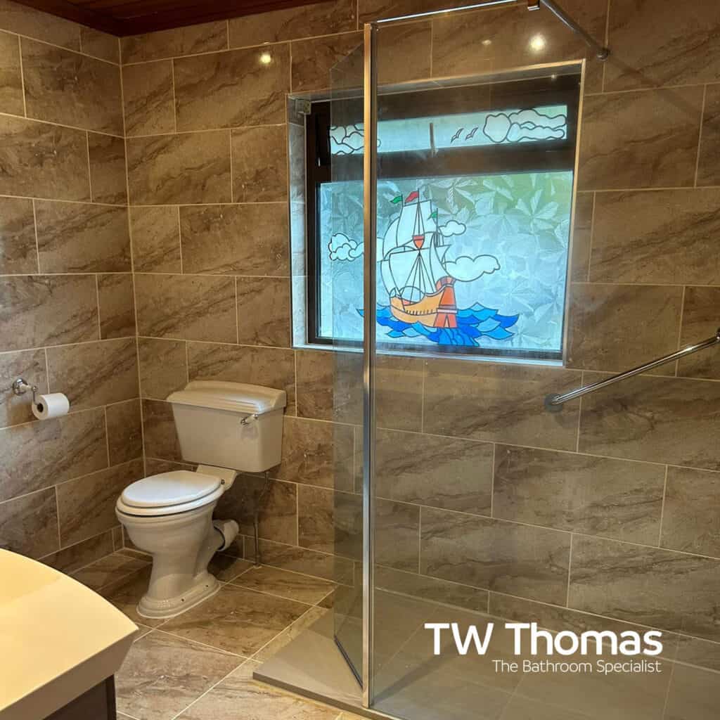 A bathroom fitted by M Hagemann Building and Plumbing Services - TW Thomas, Swansea