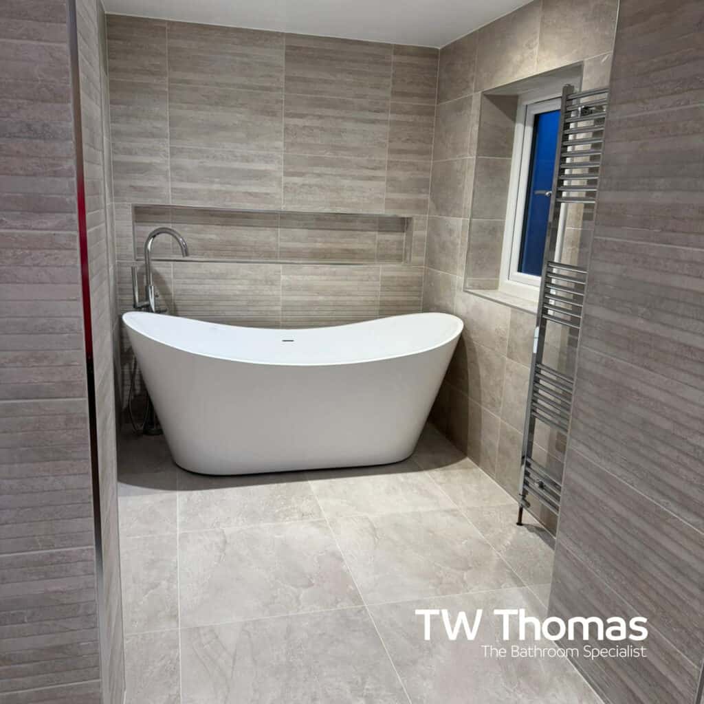 A bathroom fitted by Alex Pickin Plumbing & Heating - TW Thomas, Swansea