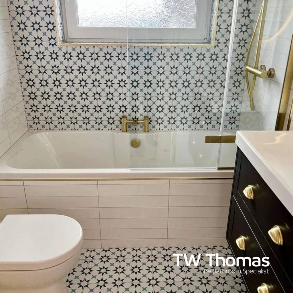 A bathroom fitted by Tony Fisher Home Solutions - TW Thomas, Swansea