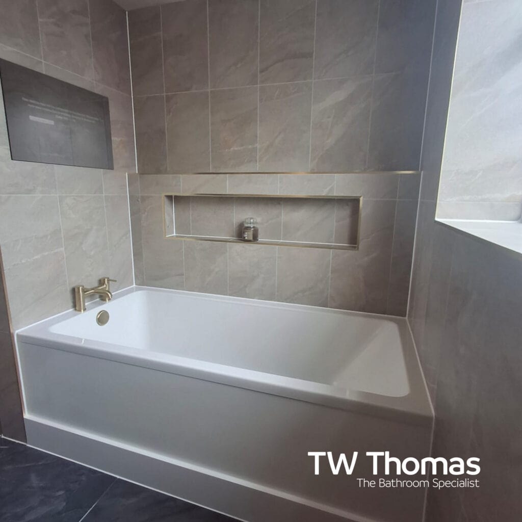 A bathroom fitted by Alex Pickin Plumbing & Heating - TW Thomas, Swansea