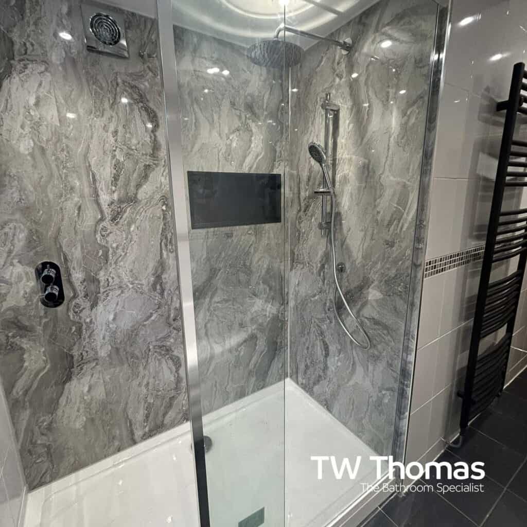 A bathroom fitted by M Hagemann Building and Plumbing Services - TW Thomas, Swansea