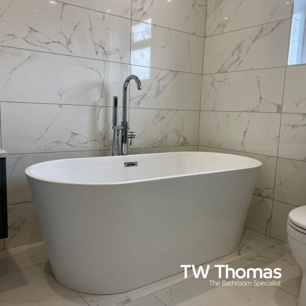 A bathroom fitted by Tony Fisher Home Solutions - TW Thomas, Swansea