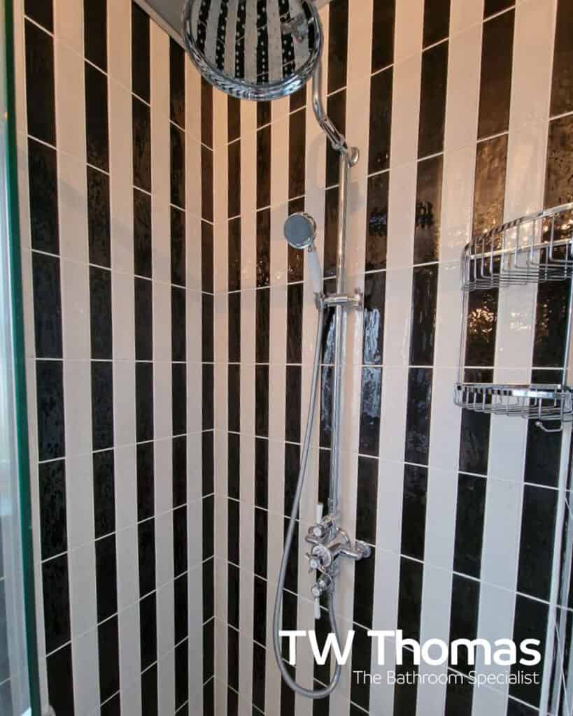 A bathroom fitted by J S Ridley Kitchens, Bathrooms & Building Services - TW Thomas, Swansea