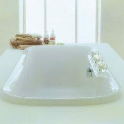 modern inset bath