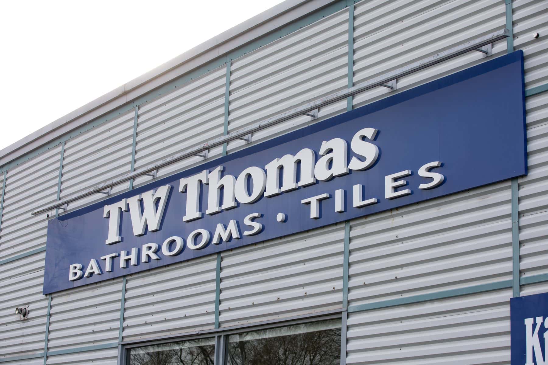 The TW Thomas Bathrooms and Tiles showroom on Lion Way, Llansamlet, Swansea