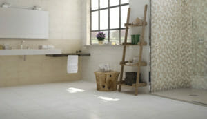  Classical designs offer an eclectic range of neutral, white and cream tiles.