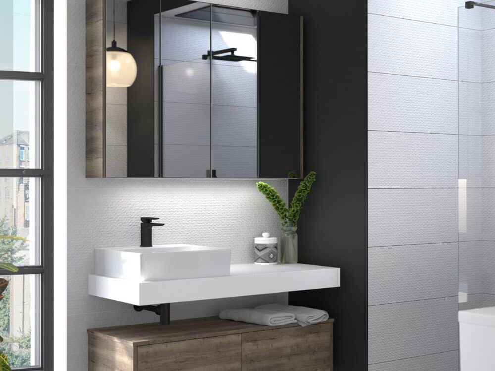 Utopia Geo Dorchester Oak bathroom furniture